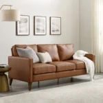 Brown Leather Couch