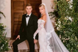 Hailey Bieber Wedding Dress