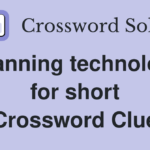 Text scanning technology for short crossword