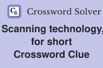 Text scanning technology for short crossword