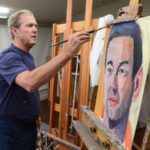 george bush paintings