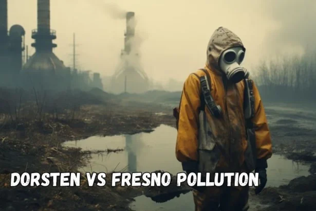 Dorsten VS Fresno Pollution Comparison Chart